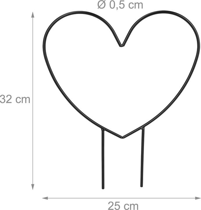 Actual product image Relaxdays Climbing aid heart (0.50 cm, 25 cm)