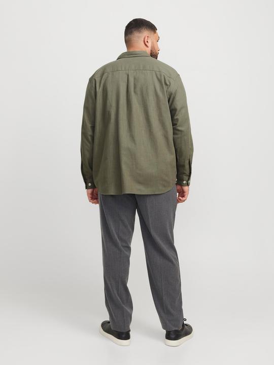Actual product image Jack & Jones Plus Size Comfort Fit Overshirt Overshirt (5XL)