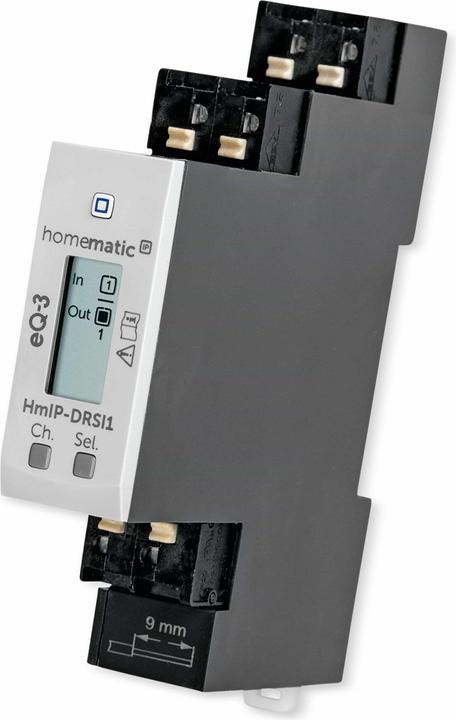 Actual product image Homematic IP Switch actuator for top-hat rail mounting - 1-fold (Switch actuator)