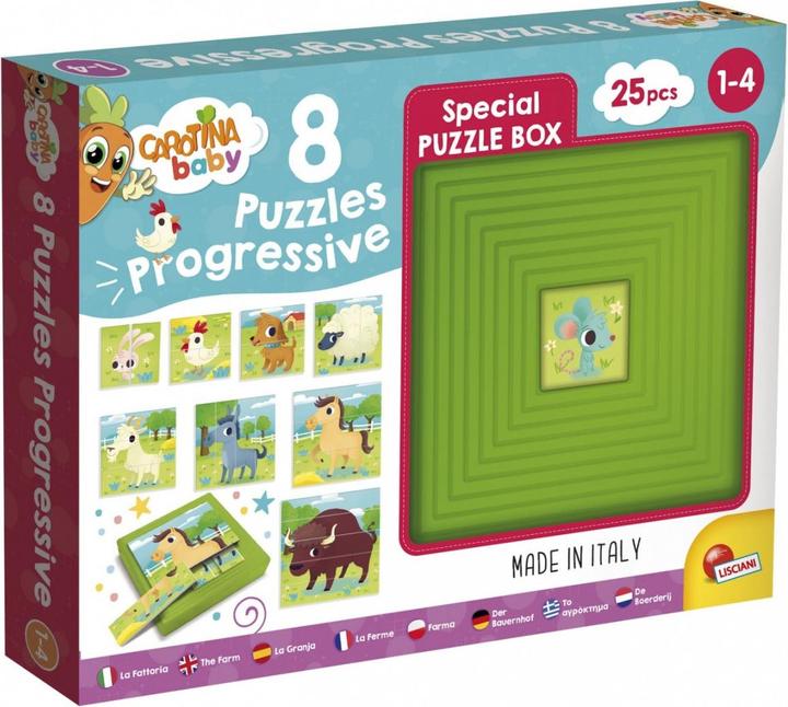 Actual product image Lisciani Carotina Baby - progressive puzzle Farma (25 pieces)