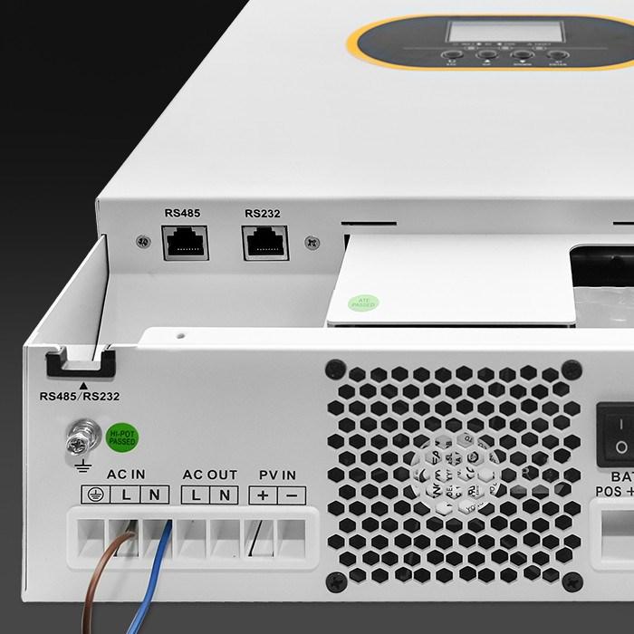 Actual product image Qoltec 3 5 kVA off-grid hybrid solar inverter | 3 5 kW | 100 A | MPPT | LCD display | B