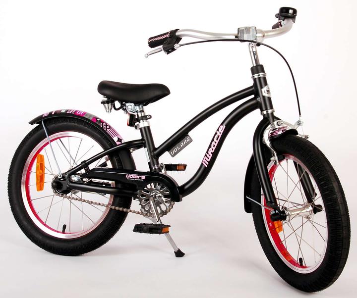 Produktbild Volare Miracle Cruiser Kinderfiets - Meisjes- 16 inch - Mat Zwart - Prime Collection (16")