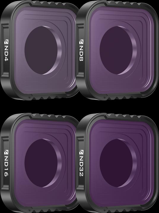 Immagine prodotto Freewell Filtri GoPro Hero13 Black Standard Day - Confezione da 4 filtri ND4, ND8, ND16, ND32 (Hero 13 Nero)