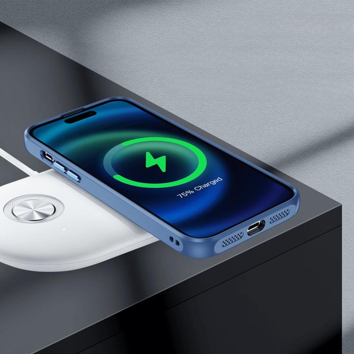 Produktbild Cover-Discount iPhone 15 Pro - Hülle mit Kameraschutz blau (Apple iPhone 15 Pro)