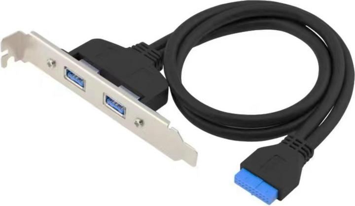 Image du produit Conceptronic Carte PCI Express 19 Pin Dual USB-A Ports sw