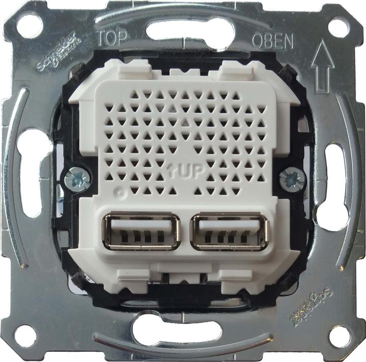 Image du produit Schneider Electric USB-Ladestation-Einsatz MTN4366-0100 (0.10 W)