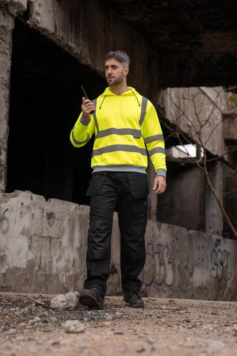 Immagine prodotto Korntex Felpa con cappuccio Hi-Vis (M)