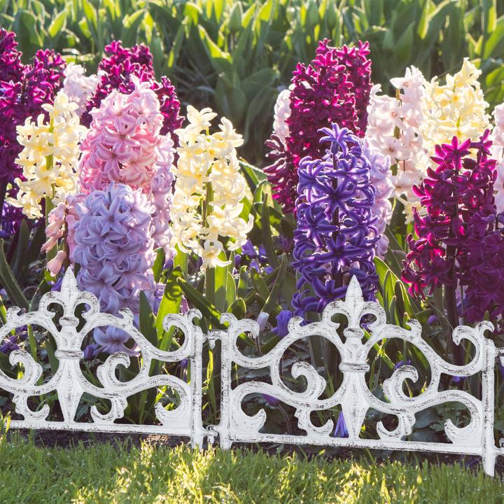 Image du produit Relaxdays Bordure de jardin fonte de fer, antique (27 cm)