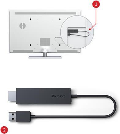 Produktbild Microsoft Wireless Display Adapter (Win 8.1 Pro, Win 8.1)