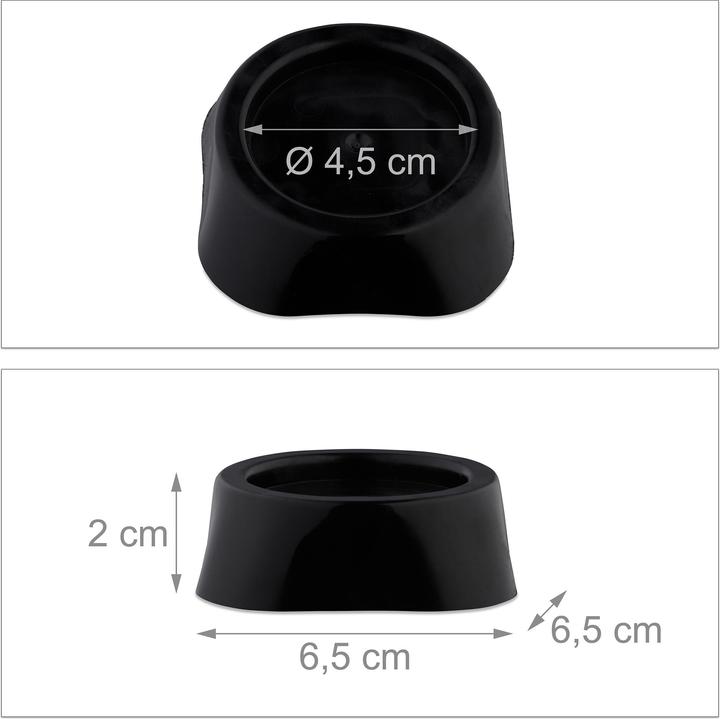 Actual product image Relaxdays Antivibrational Feet for Washing Machine