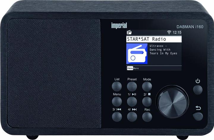 Actual product image Imperial DABMAN i160 DAB+ en internetradio met bluetooth - zwart (Web radio, DAB+, VHF, Wi-Fi, Bluetooth)
