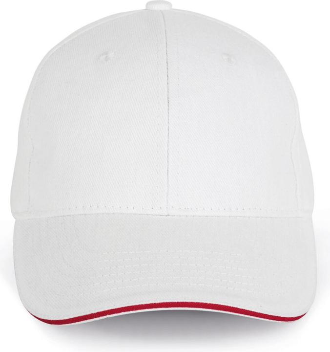 Image du produit K-up Casquette sandwich contrasté - 6 panneaux - coton biologique (Taille unique)