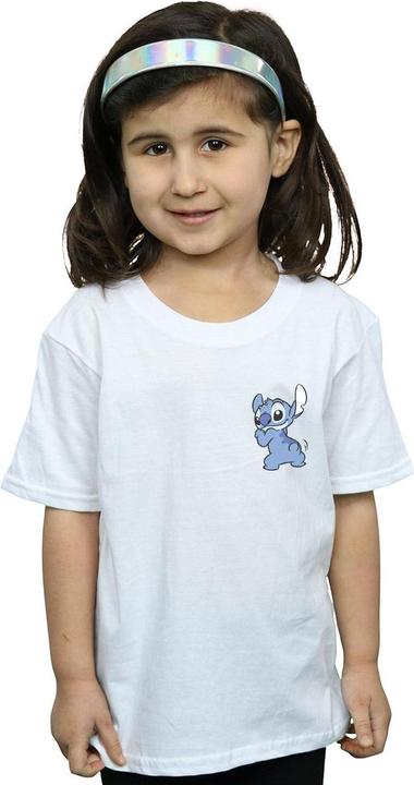 Produktbild Disney Lilo And Stitch Stitch Backside Breast Print TShirt Mädchen (140, 146)