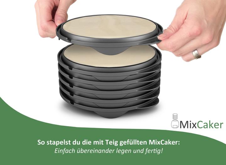 Produktbild Mixle MixCaker Pfannkuchen-Maker kompatibel mit Thermomix TM6, TM5, TM31, Monsieur Cuisine Connect, Trend