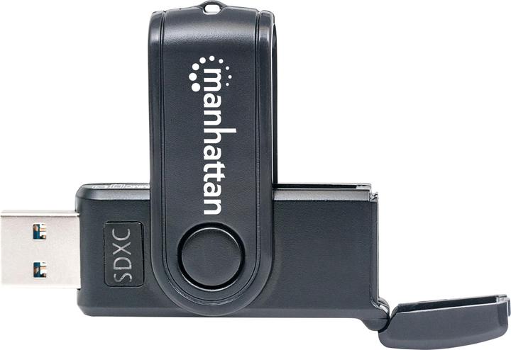 Productafbeelding Manhattan Mini Multi-Card lezer-schrijver (USB 3.0)