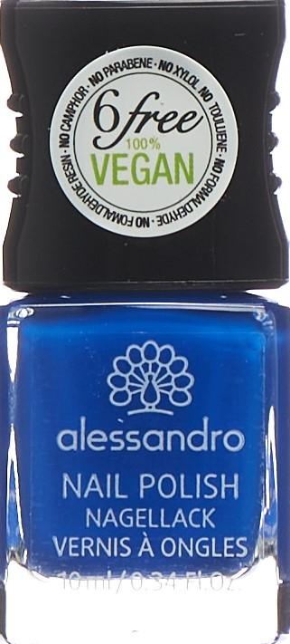 Actual product image Alessandro Nail Polish (93 Ocean Blue, Colour paint)