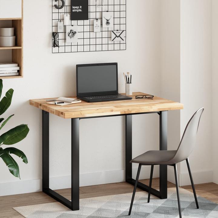 Actual product image VidaXL Desk top Untreated acacia (100 x 80 x 4 cm)