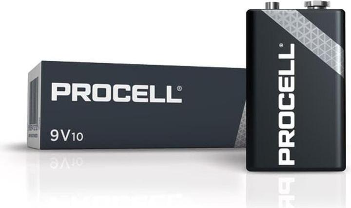 Produktbild Duracell Batterien Procell (10 Stk., 9V Block, 673 mAh)