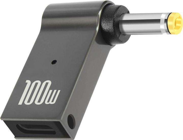 Immagine prodotto Avizar ADA-100W-C011-YL, adattatore USB-C / 4.0 x 1.7mm 100W (Proprietario, USB tipo C)