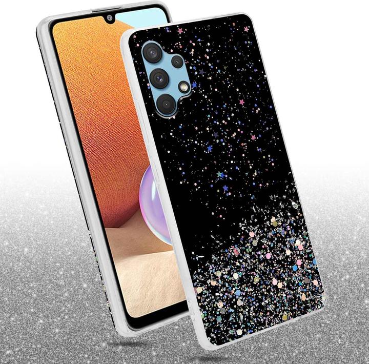 Immagine prodotto Cadorabo Cover in TPU con brillantini per Samsung Galaxy A32 4G (Samsung Galaxy A32)