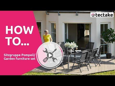 Produktbild tectake Sitzgruppe (189 cm)