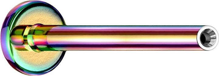 Actual product image Star Piercing Micro Threadless Labret-Stab farbig (without brass, Titanium G23)