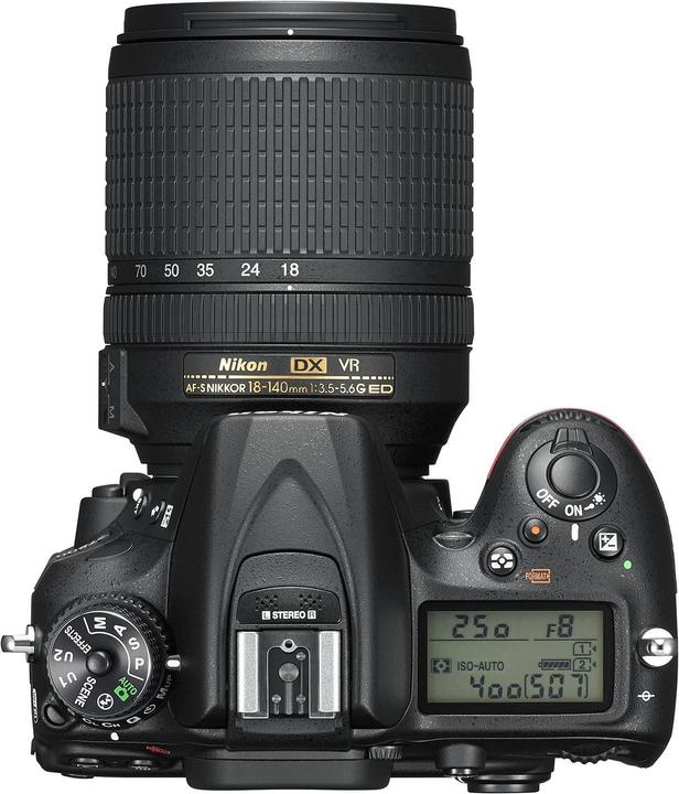 Actual product image Nikon D7200 Kit (18 - 140 mm, 24.20 Mpx, APS-C / DX)