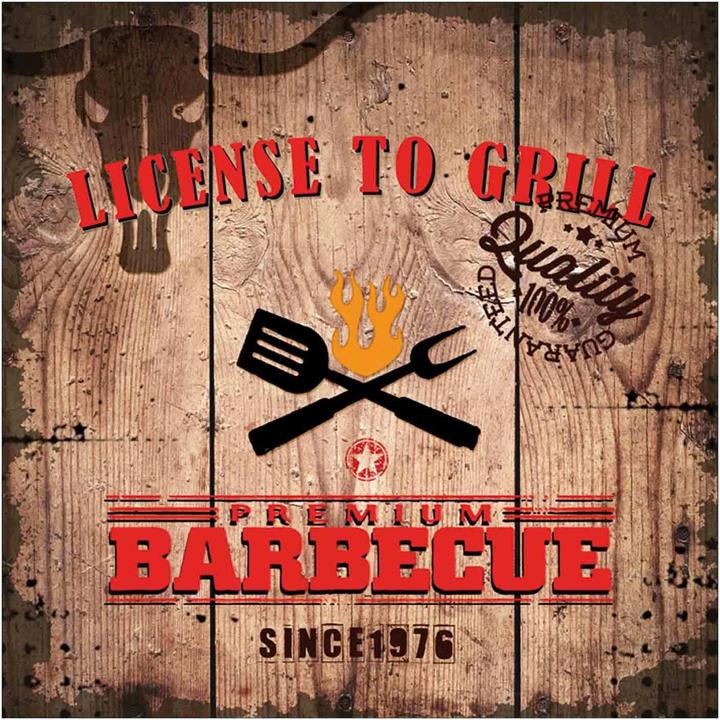 Image du produit ppd License to Grill (1 x, 33 x 33 cm)