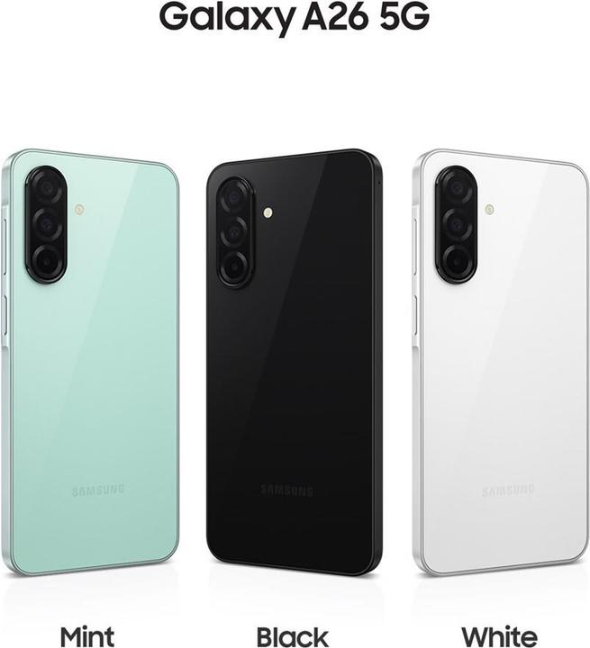 Produktbild Samsung Galaxy A26 (256 GB, Black, 6.70", Dual SIM, 50 Mpx, 5G)