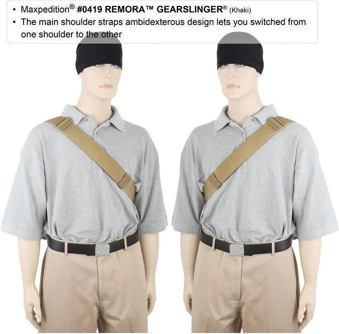 Actual product image Maxpedition Remora Gearslinger 5.2L