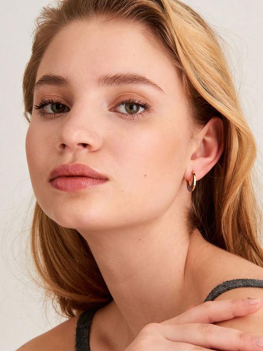 Actual product image Ania Haie Turning Tides Creoles E027-07G (925 silver)