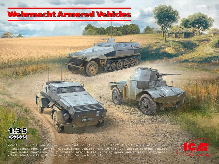 Actual product image ICM Wehrmacht Armoured Vehicles
