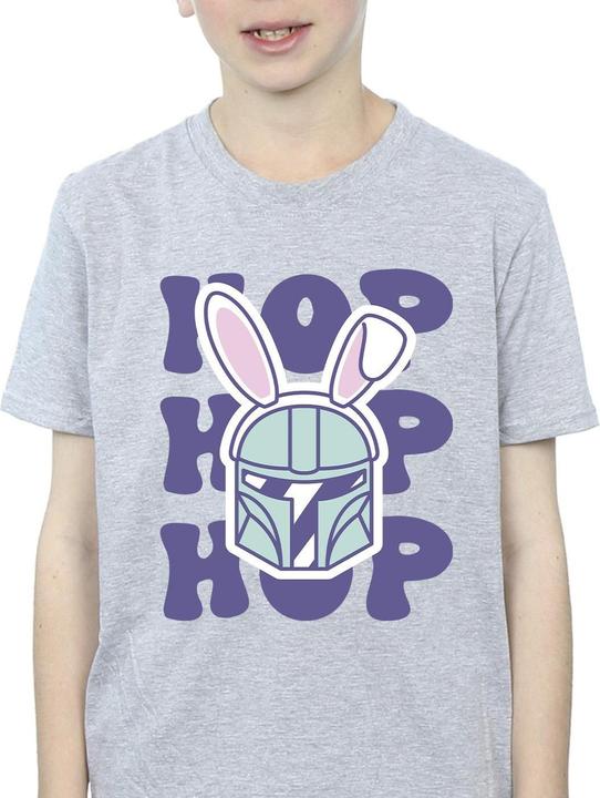 Actual product image Star Wars Boys The Mandalorian Hop Into Easter T-Shirt (128)