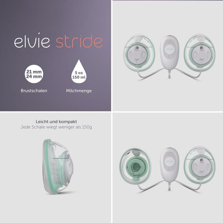 Produktbild Elvie Stride 2 Doppelmilchpumpe