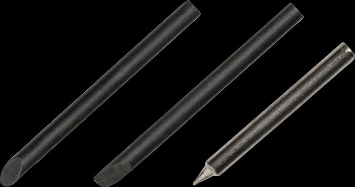 Produktbild Novus Zirkel Ersatzminendose, 2 Minen 25 mm (Zirkelmine, Graphit, 2 mm)