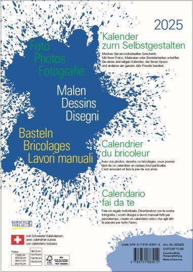 Valori nutrizionali e ingredienti Calendario In Bianco A4 Ch Bianco (21 x 29,7 cm)