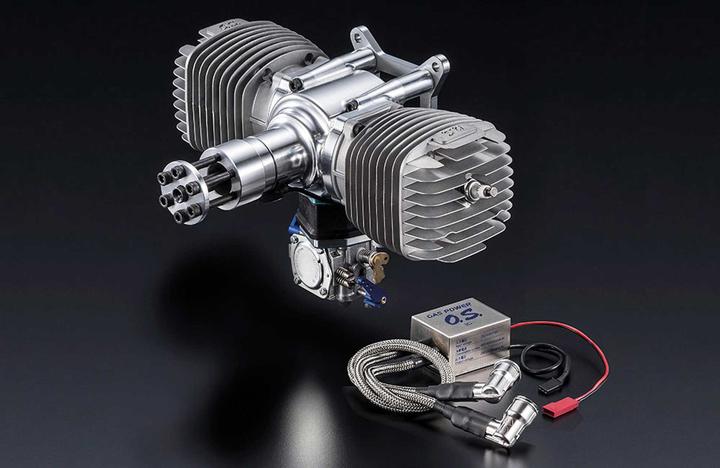 Immagine prodotto O.S. Engines Motore a benzina a 2 cilindri O.S. GT120T