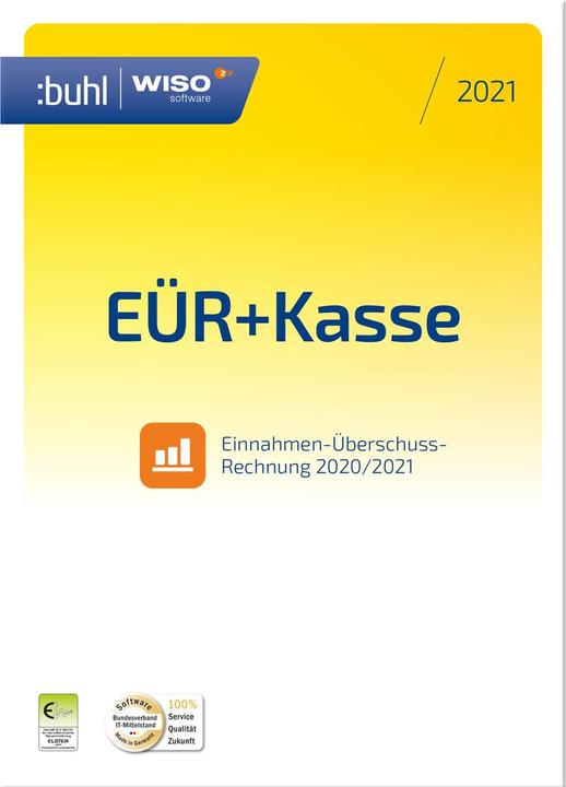 Actual product image Buhl Data Service Wiso Eür und Kasse 2021 (1 User, 1 Devices/Users, 12 months)