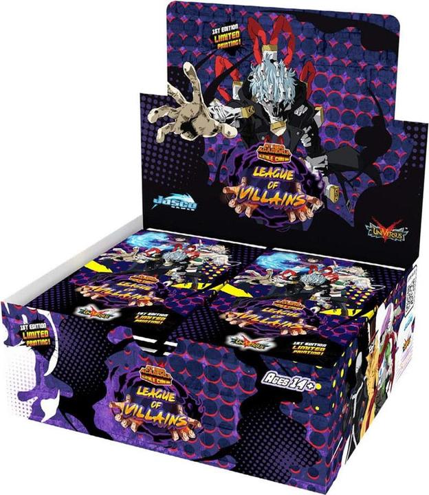 Jasco Games My Hero Academia présentoir Booster Packs série 4 League of Villains (24) *ANGLAIS* (Englisch, Booster Pack)