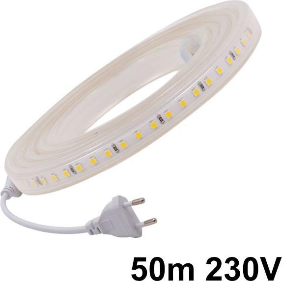 Produktbild Lumina Swiss 50m LED-Streifen HD 230V 1455lm/m 15W/m Neutral (Neutralweiss, 5000 cm, Outdoor)
