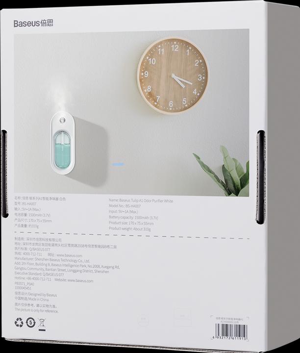 Image du produit Baseus Tulip A1 Purificateur d'Odeur Blanc