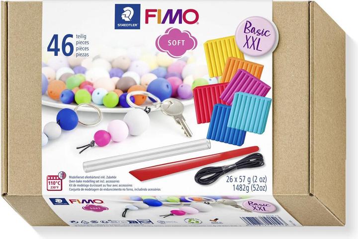 Image du produit Fimo Set de pâte à modeler SOFT "Basic XXL", 46 pièces