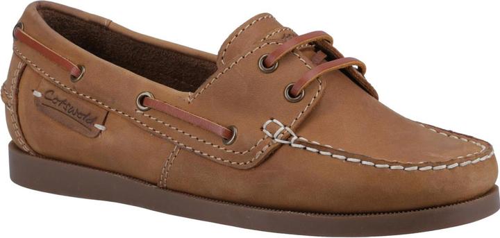 Actual product image Cotswolds Womens/Ladies Waterlane Leather Boat Shoes (39)