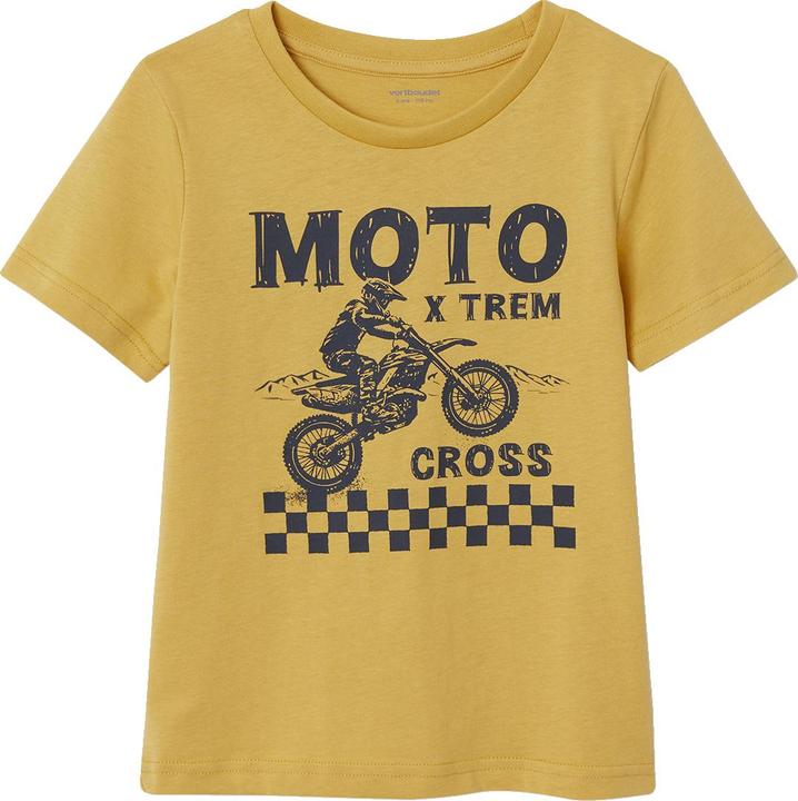 Vertbaudet Jungen T-Shirt BASIC mit Print vorn (158)
