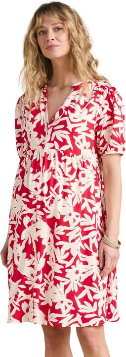 Envie de Fraise Kurzes Kleid für Schwangerschaft und Stillzeit mit Blätterprint