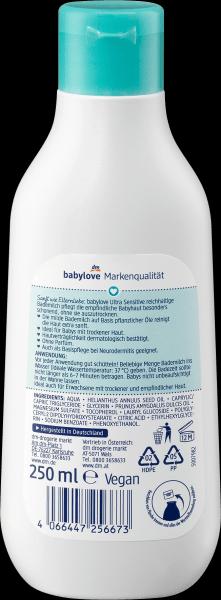 Produktbild dm babylove Bademilch ultra sensitive