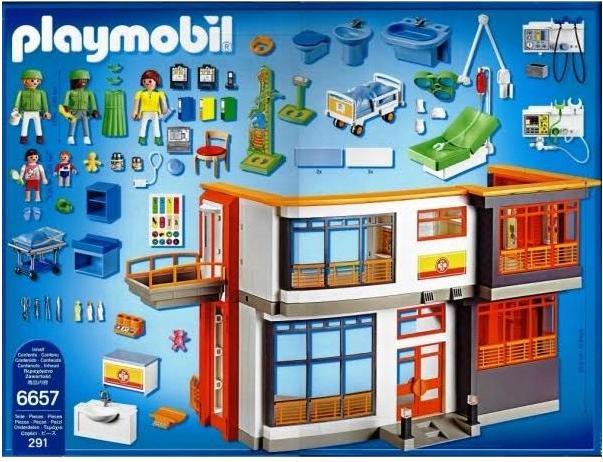 Produktbild Playmobil Kinderklinik mit Einrichtung (6657, Playmobil City Life)
