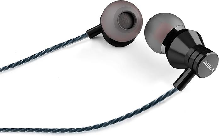 Actual product image Aiwa Headphones USB-C Estm-50 Black (Cable)