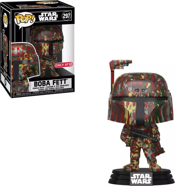 Actual product image Funko POP! Star Wars Boba Fett (Futura) Exclusive + Boîte Acrylique