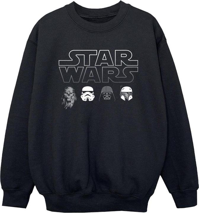 Produktbild Star Wars Character Heads Sweatshirt Jungen (152, 158)